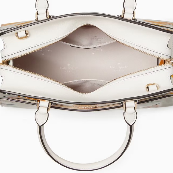 Kate Spade Madison Orange Toss Medium Satchel - Picture 4 of 5